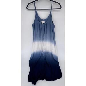 Knox Rose Adjustable Strap Blue Ombre Double Lined Dress XXL NWT